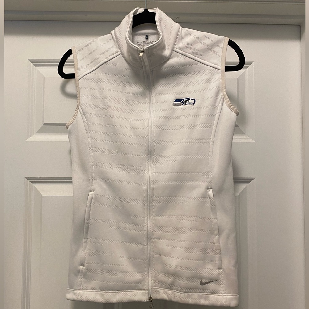 Women’s S Nike Golf Seattle Seahawks White Vest